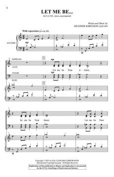Let Me Be... von Heather Sorenson 