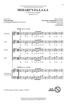 Mozart's Fa-la-la von Wolfgang Amadeus Mozart (Download) 