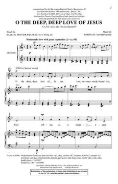 O the Deep, Deep Love of Jesus von Joseph M. Martin (Download) 