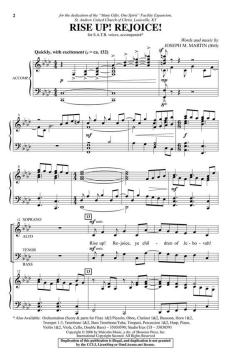 Rise Up! Rejoice! von Joseph M. Martin (Download) 