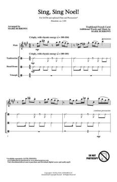 Sing, Sing Noel! von Mark Burrows (Download) 