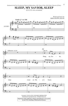 Sleep, My Savior, Sleep von Greg Gilpin 
