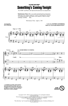 Something's Coming / Tonight von Leonard Bernstein (Download) 