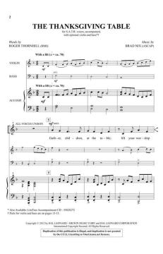 The Thanksgiving Table von Brad Nix (Download) 