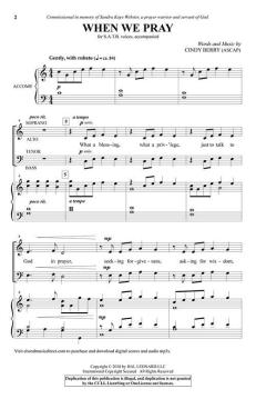 When We Pray von Cindy Berry (Download) 