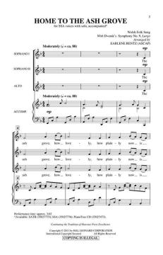 Home To The Ash Grove von Antonín Dvořák (Download) 