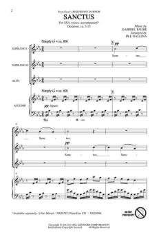 Sanctus von Gabriel Fauré (Download) 