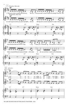 We Are Never Ever Getting Back Together von Taylor Swift (Download) 