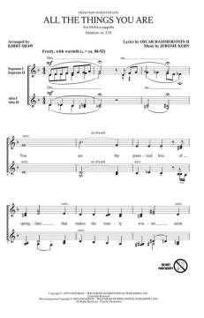 All The Things You Are von Jerome Kern (Download) 
