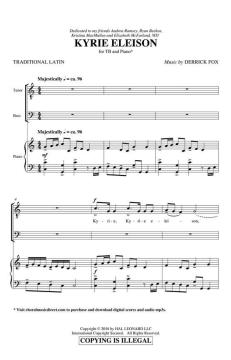 Kyrie Eleison von Derrick Fox (Download) 