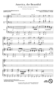 America The Beautiful von Samuel Augustus Ward (Download) 