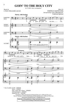 Goin' To The Holy City (TTBB) (J. Paul Williams) 