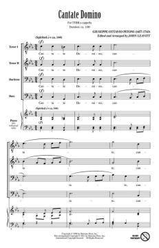 Cantate Domino von Giuseppe Ottavio Pitoni (Download) 