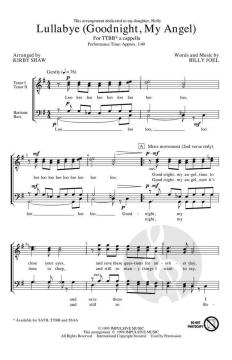 Lullabye (Goodnight, My Angel) (Billy Joel) 