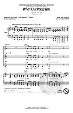 When Our Voices Rise von Rollo Dilworth (Download) 