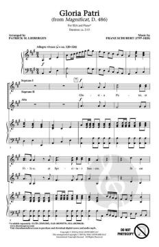 Gloria Patri von Franz Schubert (Download) 