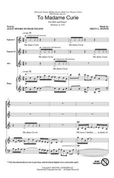To Madame Curie von Misty L. Dupuis (Download) 