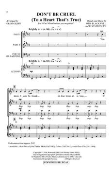 Don't Be Cruel (Elvis Presley) 