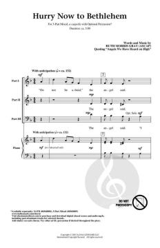 Hurry Now to Bethlehem von Ruth Morris Gray (Download) 