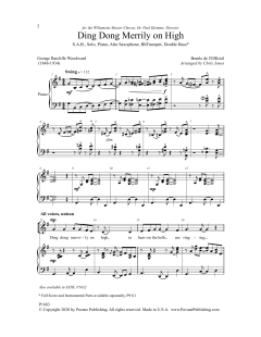 Ding Dong Merrily on High von George Woodward 