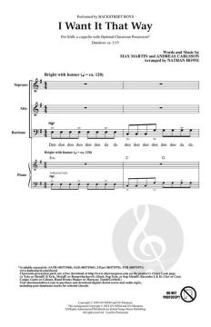 I Want It That Way von Backstreet Boys (Download) 