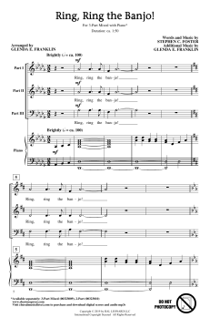 Ring, Ring the Banjo! von Stephen Collins Foster (Download) 