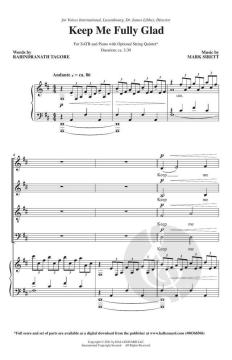 Keep Me Fully Glad von Mark Sirett (Download) 