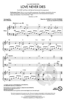Love Never Dies von Glenn Slater (Download) 