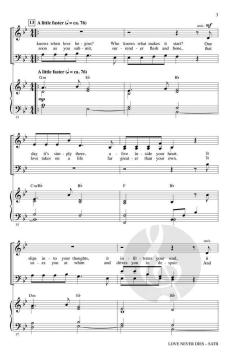 Love Never Dies von Glenn Slater (Download) 