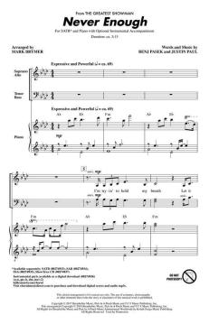 Never Enough (from The Greatest Showman) (Justin Paul) 