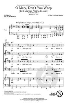 O Mary, Don't You Weep (Download) 