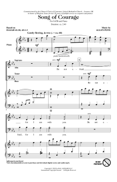 Song of Courage von Allen Pote (Download) 