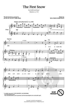The First Snow von Heather Sorenson (Download) 