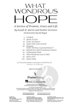 What Wondrous Hope von Heather Sorenson (Download) 