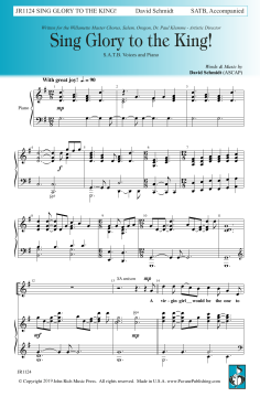 Sing Glory to the King von David Schmidt (Download) 