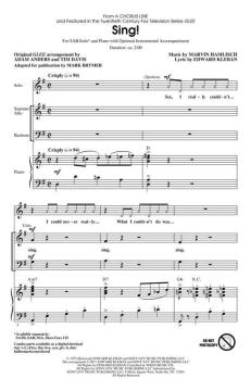 Sing! From A Chorus Line von Marvin Hamlisch (Download) 