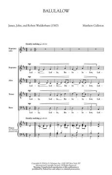 Balulalow (Matthew Culloton) 