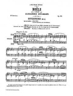 Noëls op. 60 Band 1 von Alexandre Guilmant 