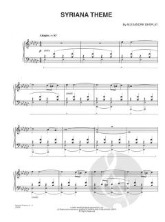 Syriana Theme von Alexandre Desplat 