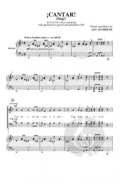 Cantar! (Sing!) von Jay Althouse (Download) 