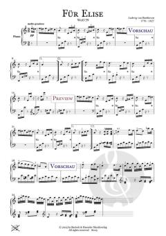 Für Elise, WoO 59 von Ludwig van Beethoven 