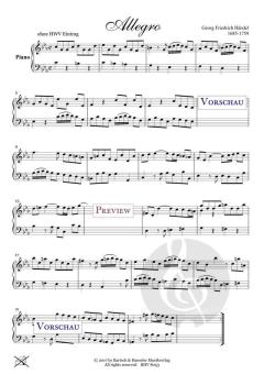 Allegro von Georg Friedrich Händel 