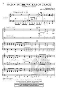 Wadin' In The Waters Of Grace von Michael Barrett (Download) 