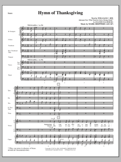 Hymn Of Thanksgiving von Mark Shepperd (Download) 