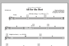 All For The Best von Stephen L. Schwartz (Download) 