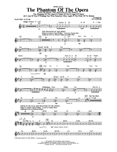 Phantom Of The Opera von Andrew Lloyd Webber (Download) 