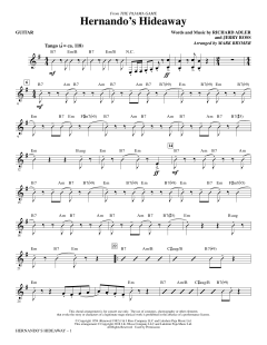 Hernando's Hideaway von Richard Adler (Download) 