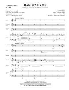 Dakota Hymn (Download) 