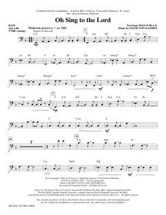 Oh Sing To The Lord von David von Kampen (Download) 