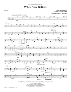 When You Believe von Stephen L. Schwartz (Download) 